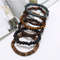 Wooden Braided Leather Bracelet For Men Vintage Beads Wrap Armband Life Wood Fashion Male Bracelet 2