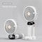 Handheld Mini Fan, Fold able Portable Neck Hanging Fan, USB Rechargeable Fan with Phone Stand and Display Screen