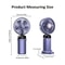 Handheld Mini Fan, Fold able Portable Neck Hanging Fan, USB Rechargeable Fan with Phone Stand and Display Screen