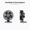 Mini USB Desktop Fan Portable Office Fan Quiet Cooling Fans Three Speed Adjustable Home Desk Fan 4