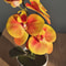 Simulated Butterfly Orchid Home Office Vase Artificial Potted Plant Wedding Decoration Dining Table 2