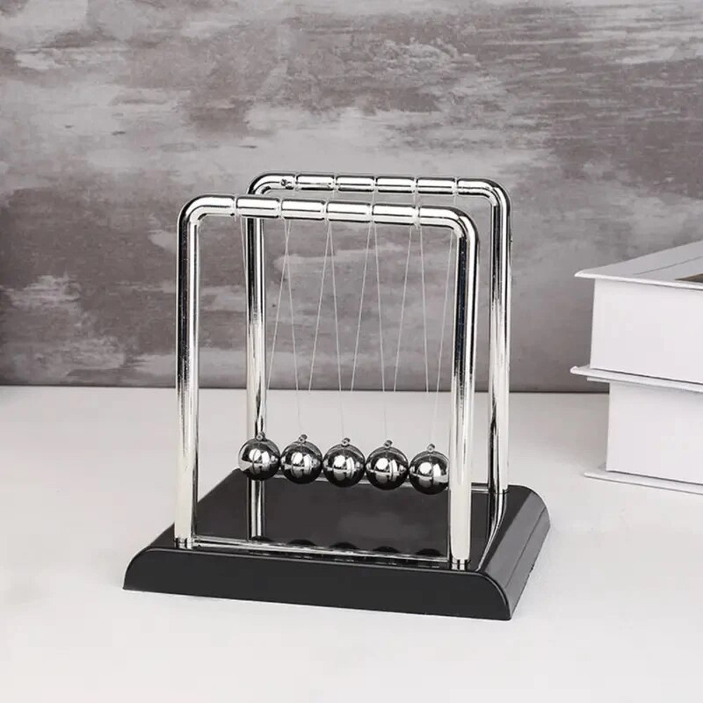 Newtons Cradle, Physics Desktop Toy, Steel Ball Pendulum, Stress Relief, Teaching Supplies, Home Decoration, Science Gi