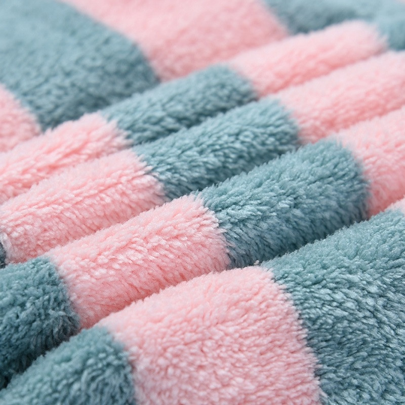 Dry Hair Towel, Quick Drying Hair Cap for Women, Super Absorbent Shower Cap, Striped Pattern Hair Bonnets