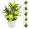 Artificial Flowers Fake Plastic Plant Home Office Decor Desktop Bonsai Wedding Balcony Ornaments Gi 0