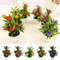 Artificial Flowers Fake Plastic Plant Home Office Decor Desktop Bonsai Wedding Balcony Ornaments Gi 4