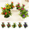 Artificial Flowers Fake Plastic Plant Home Office Decor Desktop Bonsai Wedding Balcony Ornaments Gi 4