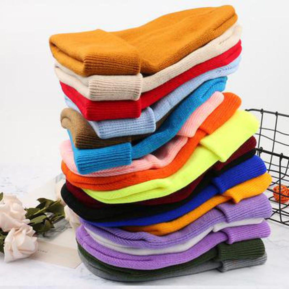 Winter Hats For Women Men Beanies Knitted Solid Cute Hat Girls Autumn Female Beanie Caps Warmer Bon 0