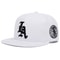 New Los Angels Letter Cotton Flat Edge Hat Simple Baseball Hat For Women Sunshade Hat For Men Outdo 3