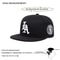 New Los Angels Letter Cotton Flat Edge Hat Simple Baseball Hat For Women Sunshade Hat For Men Outdo 1