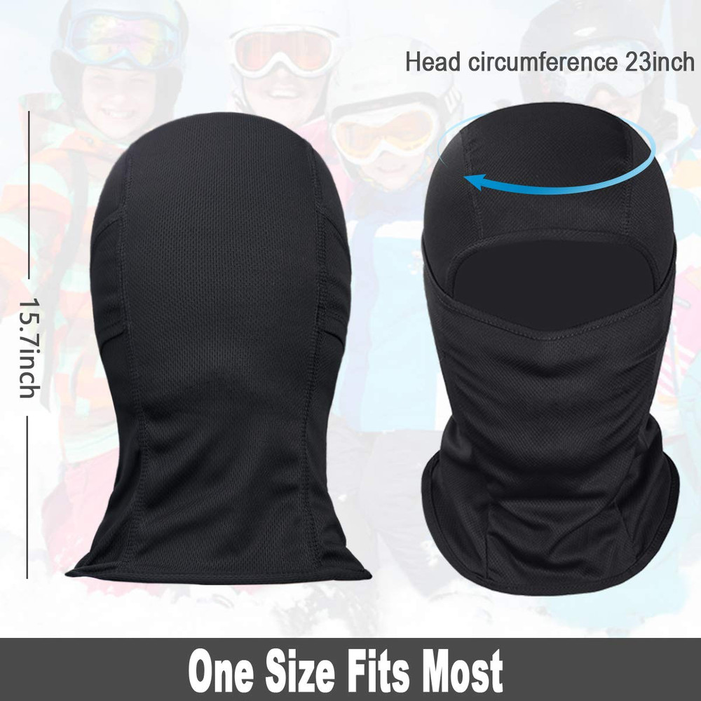 Full Face Cover Mask For Men and Women, Breathable Skiing Sports Mask