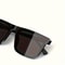Men Simple Black Square Fashion Glasses for Outdoor Travel, Driving, Photography