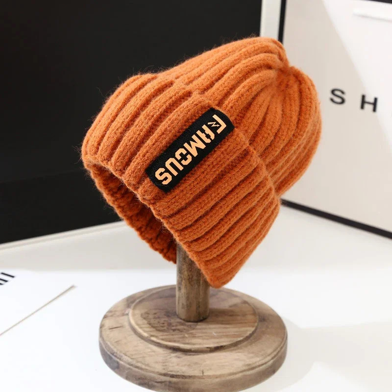 Soft Crochet Knit Beanie Winter Hat for Men Women – Unisex Solid Color Cold Weather Cap