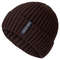 Stylish Thick Knitted Winter Hat Fur Lined Beanie Cap for Men & Women