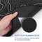 Gaming Mouse Pad, Topographic Mouse Pad, Large Keyboard Pad, Black and White Mouse Pad for Keyboard