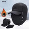 Winter Warm Thickened Artificial Fur Baseball Hat For Skiing Soft Cold Weather Hat For Men And Wome 3