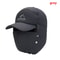 Winter Warm Thickened Artificial Fur Baseball Hat For Skiing Soft Cold Weather Hat For Men And Wome 4