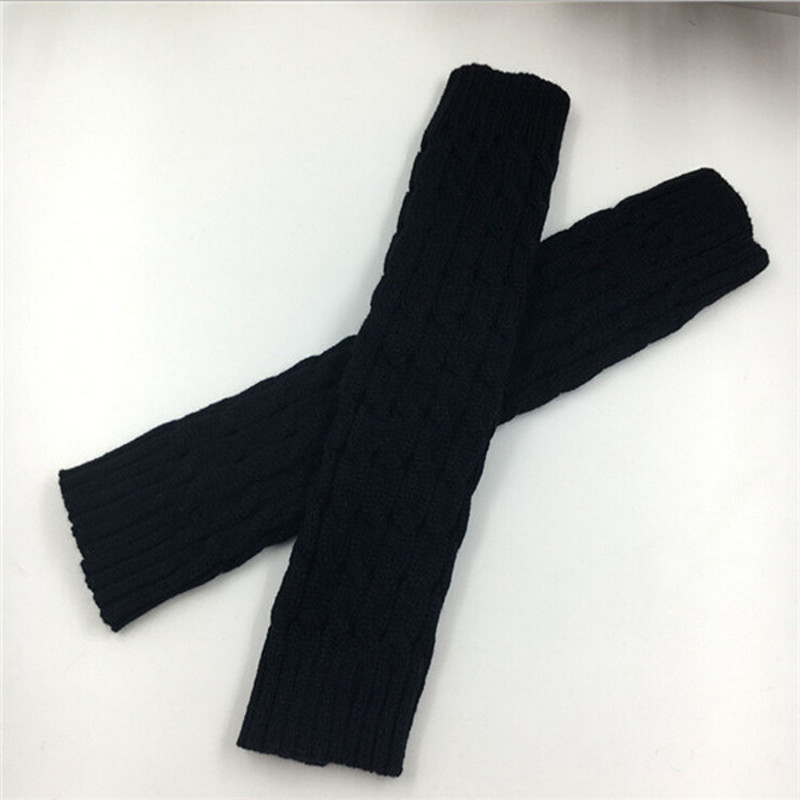 New Women Autumn Winter Leg Warmers Hemp Flowers Knee Pad Leg Warmer For Sports Safety 9