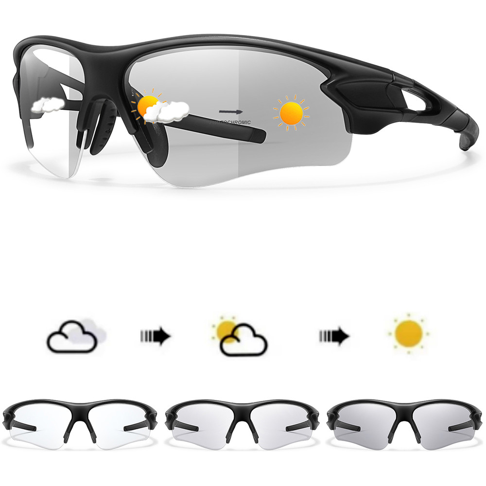 Fashion Photo chromatic Sunglasses for Men and Women, Outdoor Sports Eye wear, Cycling, Running, and Fishing Goggles