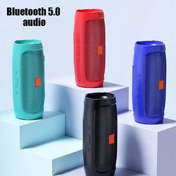 portable bluetooth subwoofer speaker, waterproof wireless sound box with fm radio