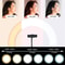 LED Ring Light with Phone Holder for TikTok YouTube Makeup Live Studio