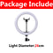LED Ring Light with Phone Holder for TikTok YouTube Makeup Live Studio