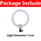 LED Ring Light with Phone Holder for TikTok YouTube Makeup Live Studio