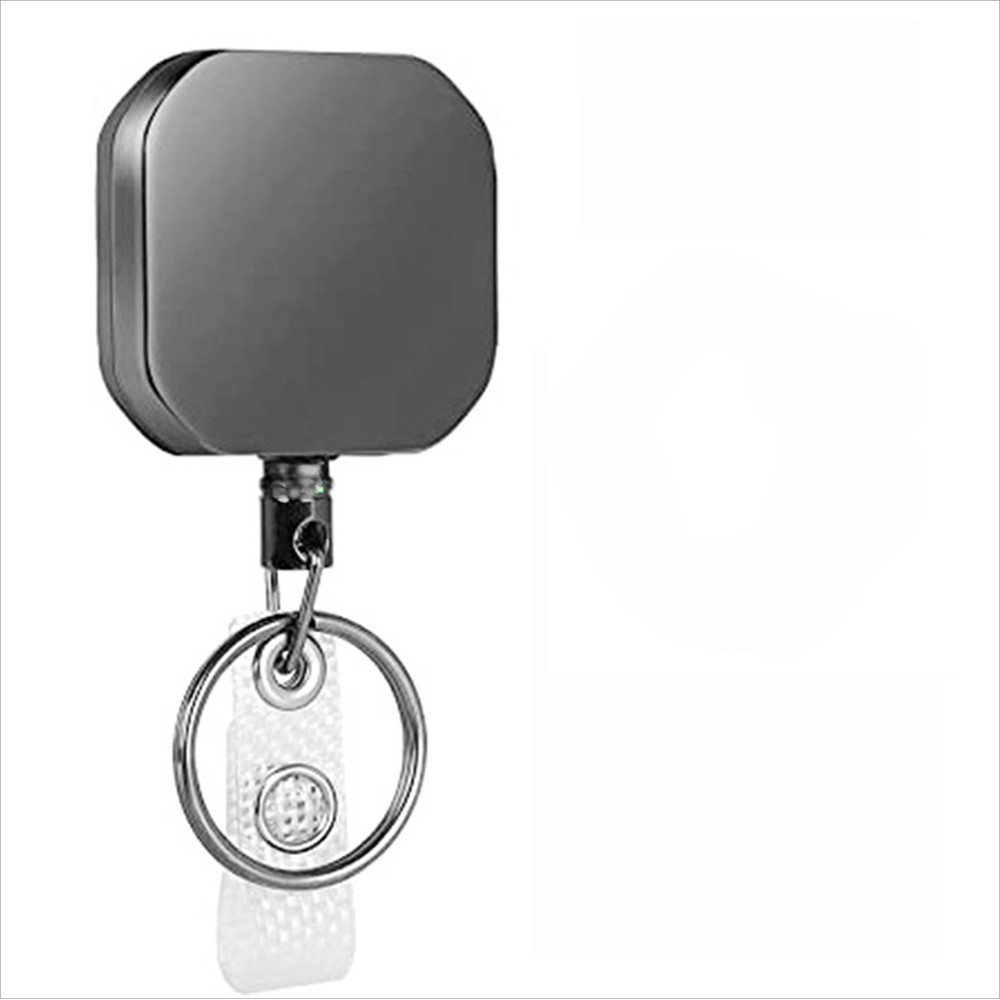 Anti loss Easy to Pull Buckle, Retractable Key Chain Belt Clip, Square Badge Reel, Accessorises Para Auto Key Chain