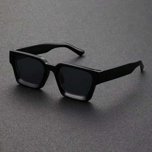 Unisex Plastic Sunglasses, Square Frame Fashion, Street Photography Shades, Beach Trips Driving Accessories