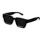 Unisex Plastic Sunglasses, Square Frame Fashion, Street Photography Shades, Beach Trips Driving Accessories