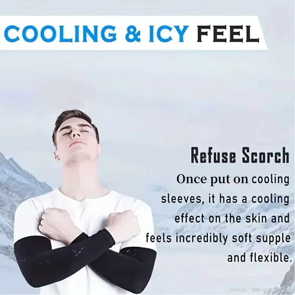 Breath Able UV Protection Sleeves For Sports Outdoor Driving Gear 4