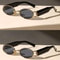 Unisex Plastic Oval Frame Sunglasses For Travel Beach Photography 6