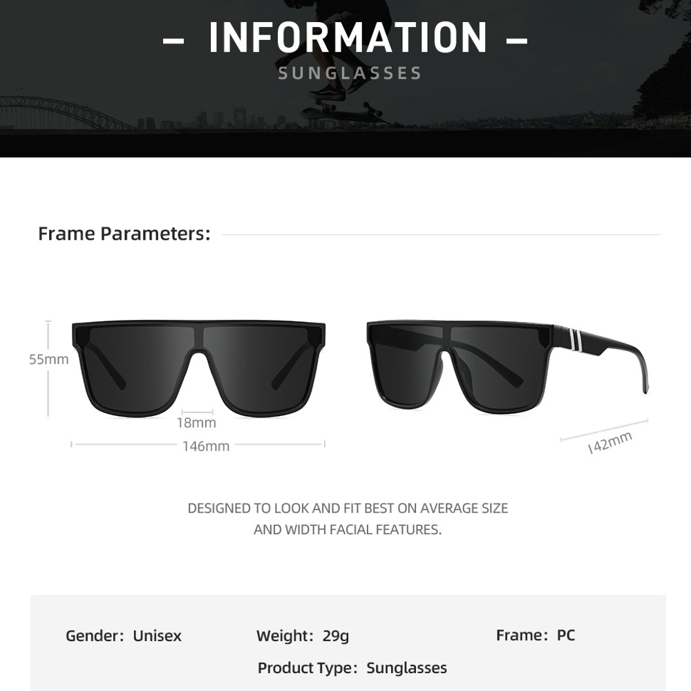 New Fishing Sunglasses For Men And Women Square Glasses For Outdoors Driving Shades 5