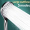 Bathroom Pressurised Hand Shower Universal Adaptation Nozzle Large Water Output Package Save Water 1