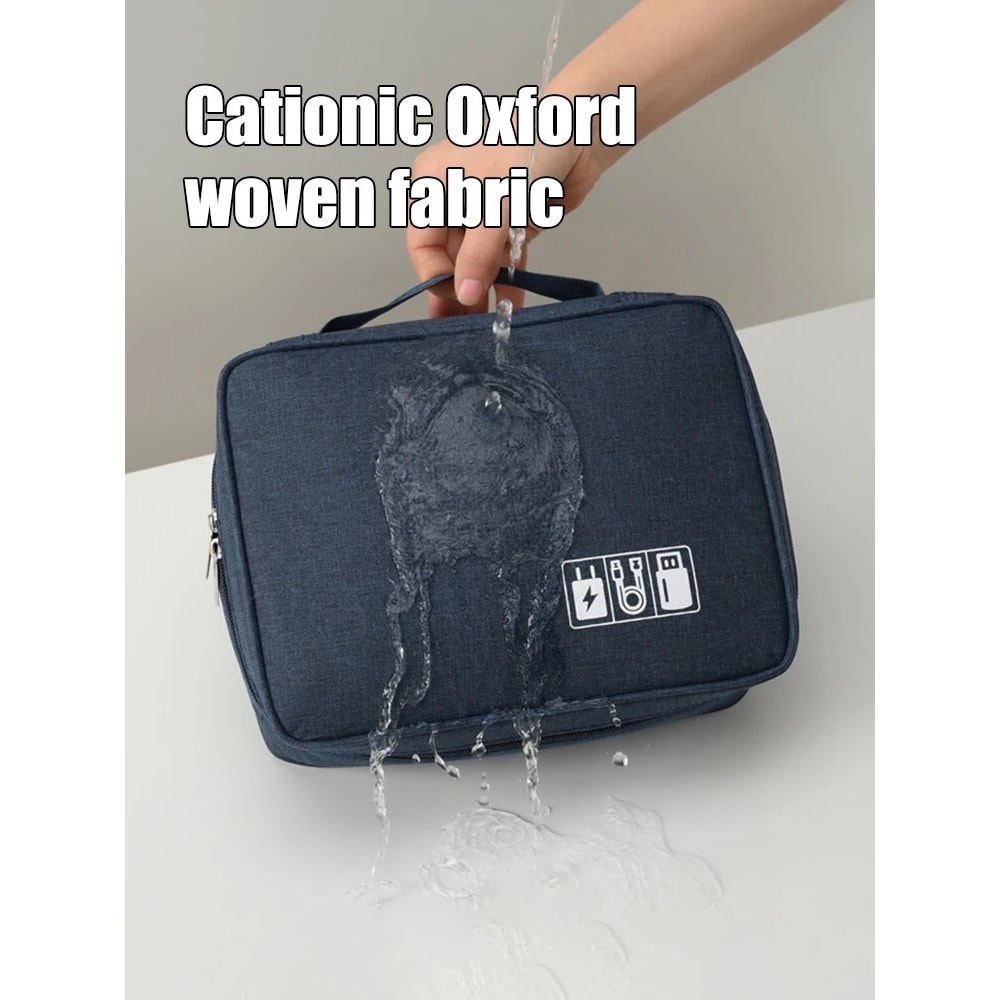 Multi-functional Digital Bag, Data Cable, Headphones, Hard Drive, Power Supply, Electronic Accessory Storage