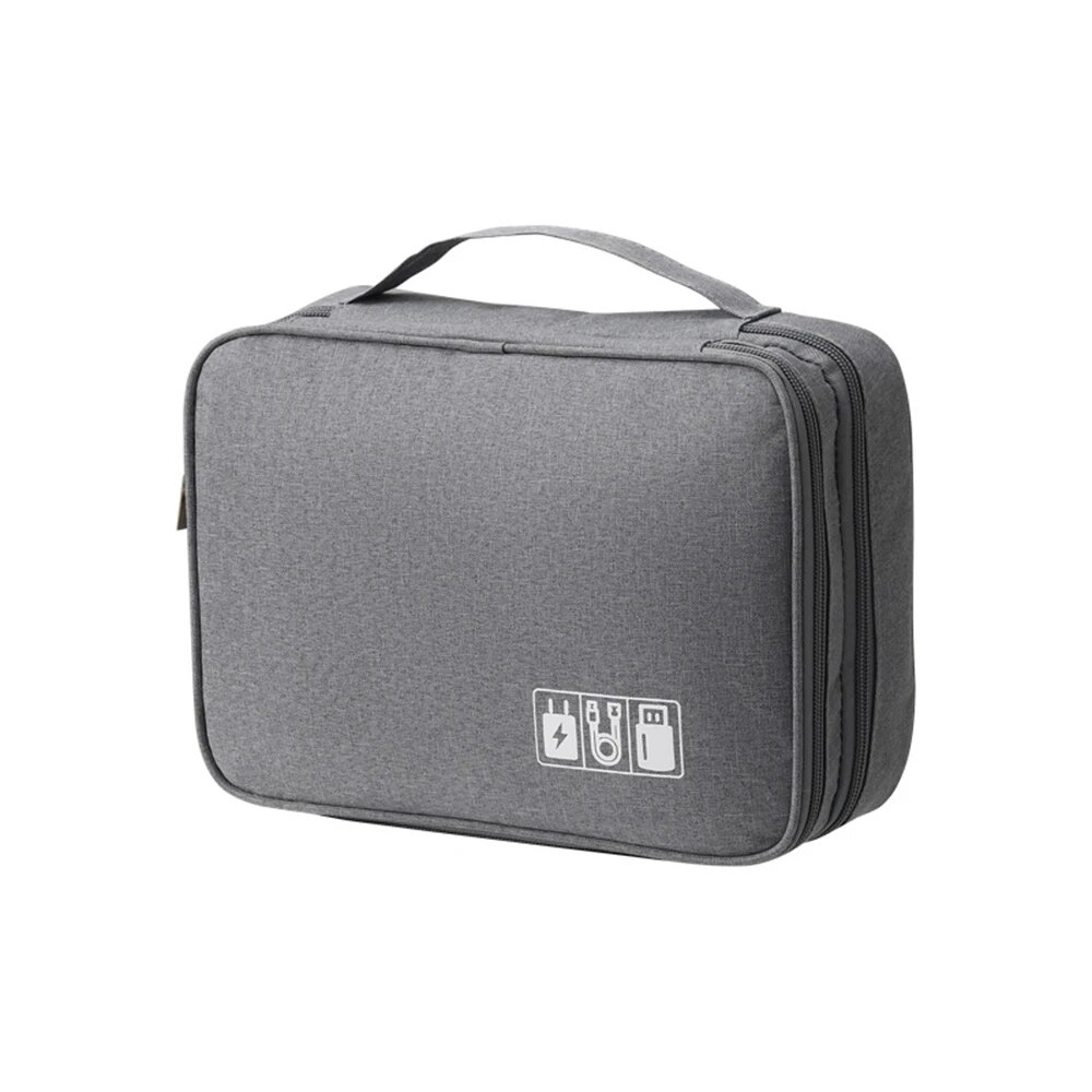 Multi-functional Digital Bag, Data Cable, Headphones, Hard Drive, Power Supply, Electronic Accessory Storage