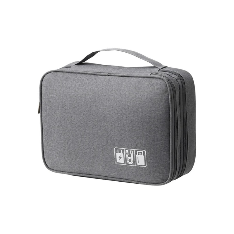 Multi-functional Digital Bag, Data Cable, Headphones, Hard Drive, Power Supply, Electronic Accessory Storage