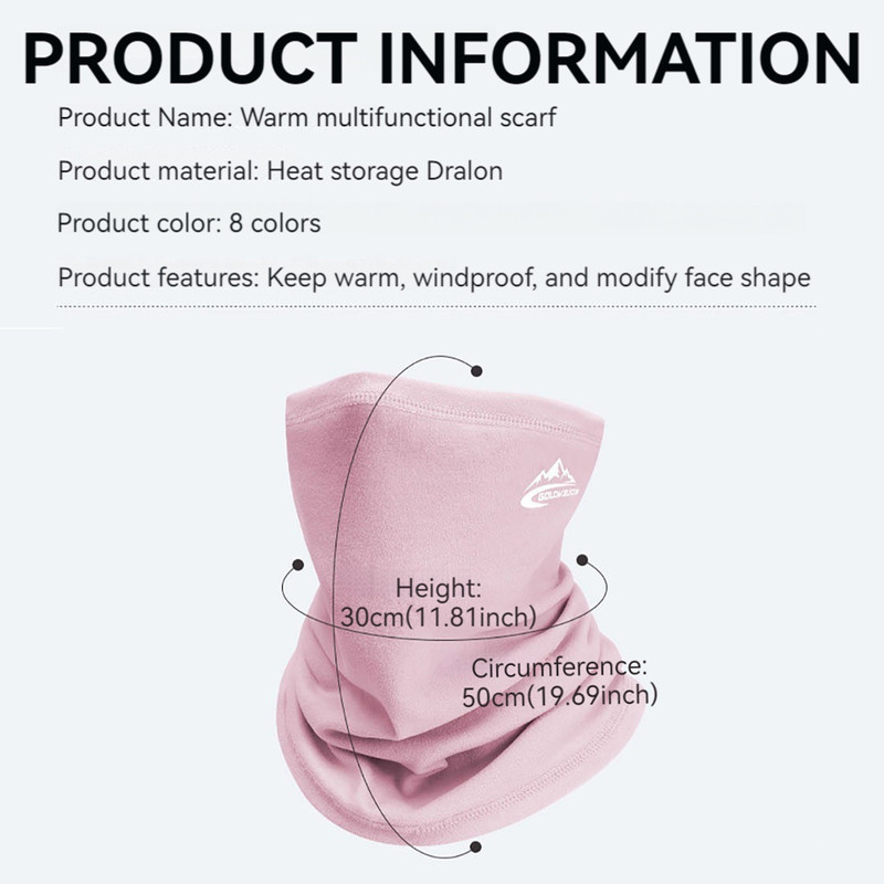 Winter Sports Snowboard Scarf Velvet Thermal Neck Warmer For Men And Women Outdoor Hiking And Cycl 5