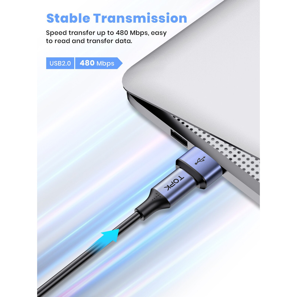 USB C To USB Male Adapter Fast Charging Data Sync OTG Connector 3