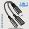 Fast USB Type C To AUX Audio Jack Headphone Charger Adapter 1