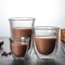 Double layer Transparent Mug, High Silicate Glass, Heat Insulation Cup for Coffee Tea Breakfast Milk Juice Beer