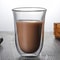 Double layer Transparent Mug, High Silicate Glass, Heat Insulation Cup for Coffee Tea Breakfast Milk Juice Beer