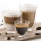 Double layer Transparent Mug, High Silicate Glass, Heat Insulation Cup for Coffee Tea Breakfast Milk Juice Beer
