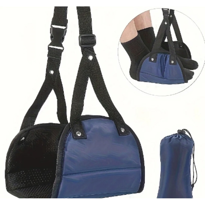 Adjustable Foot Hammocks For Travel Car Air Plane Rest Office 6