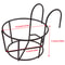 Garden Hanging Iron Racks for Balcony Railing, Round Flower Pot Rack