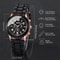 Elegant Fashion Watch Set For Women Luxury Alloy Silicone Strap Quartz Men Watches 1