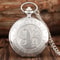 Large Quartz Pocket Watch Trendy Bronze Retro Flip Watch 1
