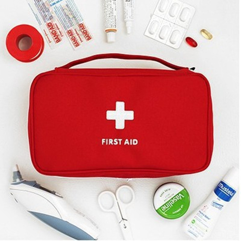 Health Medicine Storage Case Portable Travel First Aid Kit Oxford Cloth Emergency Tote Bag Outdoor 2