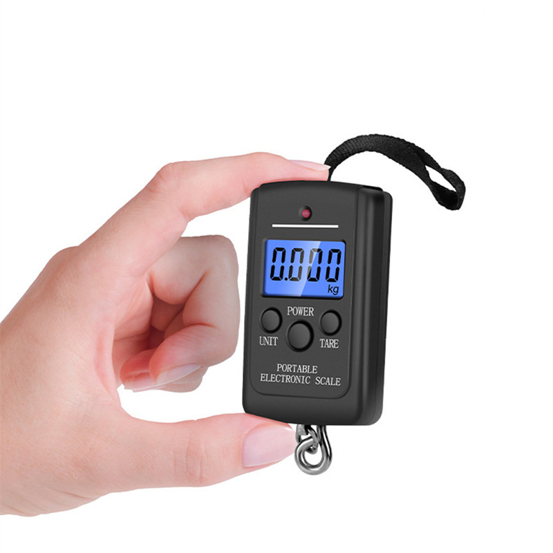 Multi Functional Mini Electronic Digital Portable Hanging Scale Weighs Tool Travel Hook Scales For 5
