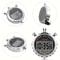 Stopwatch Rain Proof Digital Timer For Sports Timing Coach Competition Referee Training 4