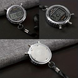 stopwatch, rain proof digital timer for sports, timing, coach, competition, referee, training